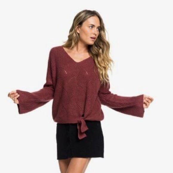 Roxy See you in Bali bell sleeve Sweater Size XS - Picture 1 of 12
